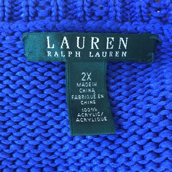 Lauren by Ralph Lauren Tunic Sweater, 2X - Picture 4 of 5